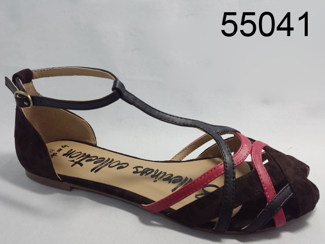 55041 D. BROWN -BLACK-FUSHIA